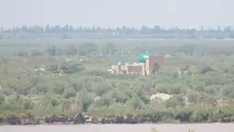 Остров Арал-Пайгамбар с мавзолеем Зу-ль-Кифль