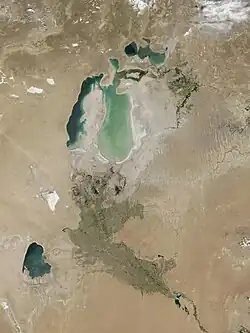 Июль 2002 года: наиболее светлые тона показывают последнее усыхание