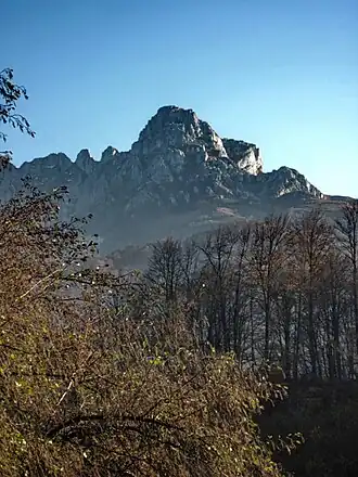 Гора Араухох. Северная Осетия, к юго-западу от Владикавказа.