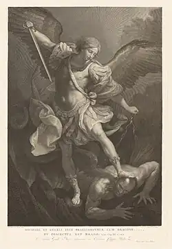 Архангел, побеждающий Сатану, по Г. Рени