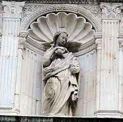 Аллегория Умеренности. Скульптура Триумфальной арки