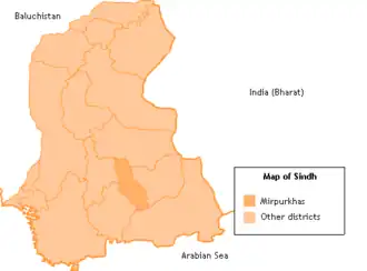 Мирпур-Хас на карте