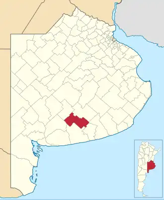 Муниципалитет Адольфо-Гонсалес-Чавес на карте