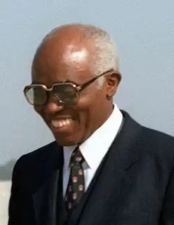 Перейра во время официального визита в Соединённые Штаты в 1983 году