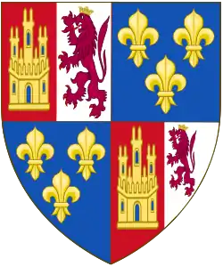 Герб дома де ла Серда, воспринятый графами Мединасели