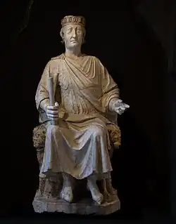 Король Карл I Анжуйский. 1277. Мрамор. Капитолийские музеи (Палаццо деи Консерватори), Рим