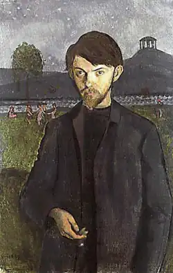 Автопортрет, 1908, Гётеборгский художественный музей