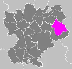 Альбервиль на карте