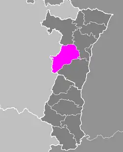 Мольсем на карте