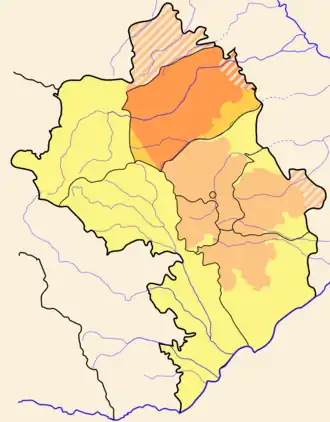 Мартакертский район на карте