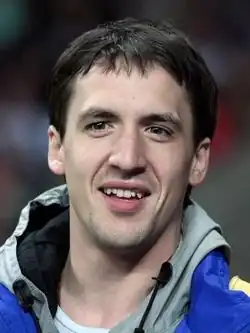 Смольянинов на отборочном матче Россия — Германия ЧМ—2010 по футболу (Москва, «Лужники», 10 октября 2009 года)