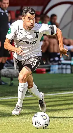 Симонян в составе московского «Торпедо» в 2022 г.