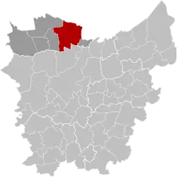 Расположение муниципалитета на карте провинции