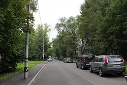 Вид на Астрадамскую улицу от дома №13 по направлению к Астрадамскому проезду