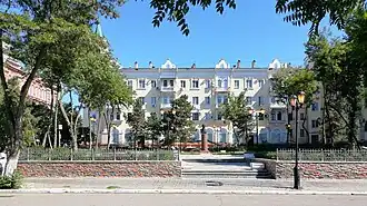 Вид Сквера с Советской улицы