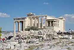 Эрехтейон, юго-западная сторона