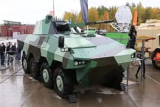 БМП «Атом» на выставке Russian Arms Expo, 2013