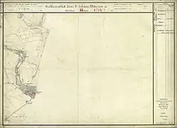 Maßstab 1:12.500 mit Wangheim, dem Zehenthof und dem St.-Anna-Kloster  (нем.)