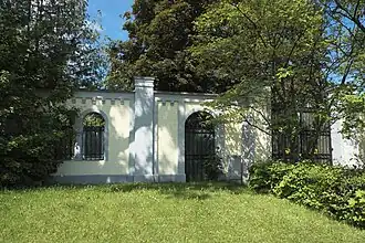 Вход на еврейское кладбище Аугсбурга