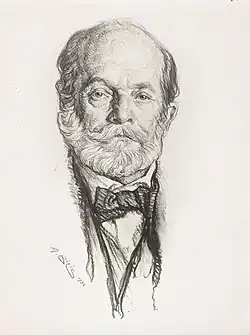 Бюст Огюста Перре работы Эмиля Бурделя