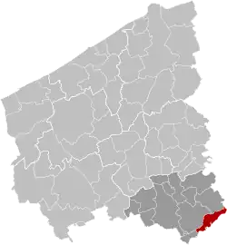 Расположение муниципалитета на карте провинции