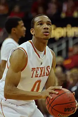 Брэдли во время выступлений за «Тексас Лонгхорнс». 2010 год