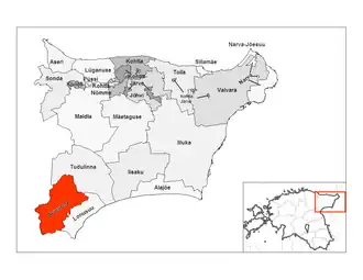 Авинурме на карте