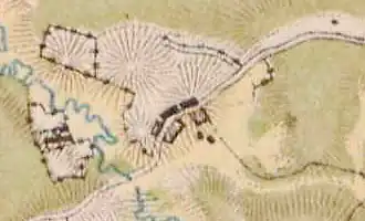 План деревни Авволово. 1885 год