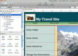 Скриншот программы Axure RP
