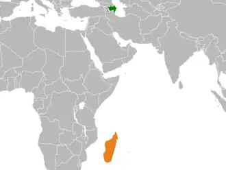 Азербайджан и Мадагаскар