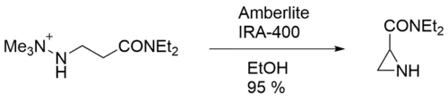 Aziridine-2-carboxylic acid synthesis