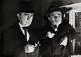 С Бела Лугоши (слева) в фильме «Напуганная до смерти» (1947)