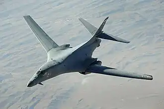 B-1 Lancer в небе Афганистана, 2008 год.