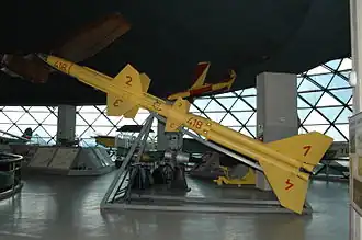 ракета Вулкан в музее авиации, Белград.