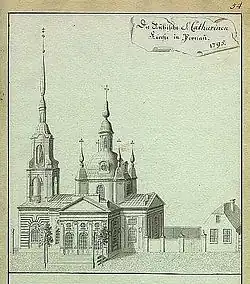 Храм в 1795 году