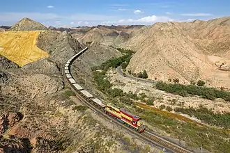 Перевозка руды с цинкового рудника