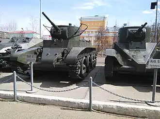 БТ-7 мод. 1935 г. и БТ-5 в Чите