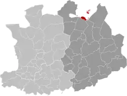 Расположение муниципалитета на карте провинции