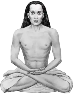 Рисунок из книги «Автобиография йога», 1946.