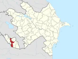 Бабекский район на карте