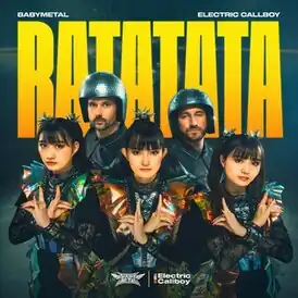 Обложка сингла Babymetal и Electric Callboy «Ratatata» (2024)