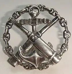 Знак выпускника Артиллерийского офицерского класса