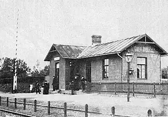 Вокзал Убах-Паленберг в 1900 году