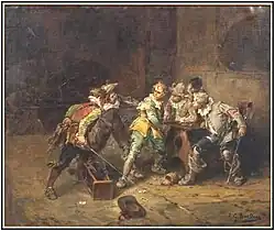 «Схватка в таверне». 1890.