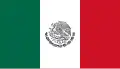 Гражданский флаг Мексики (отличается упрощённым рисунком герба)