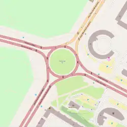 На карте Минска