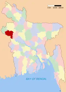 Раджшахи на карте