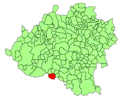 Расположение муниципалитета на карте провинции