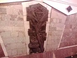 Исторический барельеф на станции «Исторический музей».