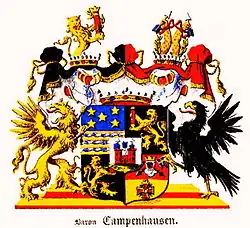 Герб баронов фон Кампенгаузен
